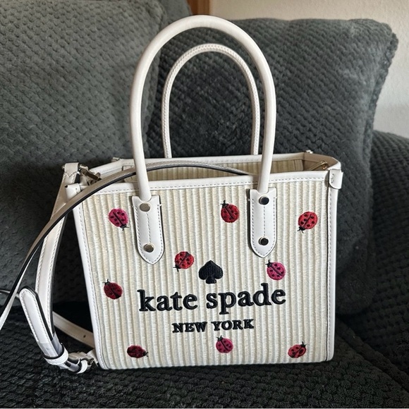kate spade Handbags - Kate Spade Ladybug Dottie Top Handle Crossbody Bag Small Tote Spring NWT